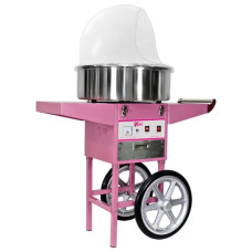 Апарат для солодкої вати з візком та куполом ZUVER CandyTop Німеччина 1080W оберти мідним двигуном 