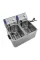 Фритюрниця професійна двопостова ZUVER Bavaria 2X4 Handle з ручками в корпусі 4000W з захистом від перегріву