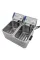 Фритюрниця професійна двопостова ZUVER Bavaria 2X4 Handle з ручками в корпусі 4000W з захистом від перегріву