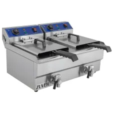Фритюрниця професійна із краном ZUVER 2X13 Texas 8000W