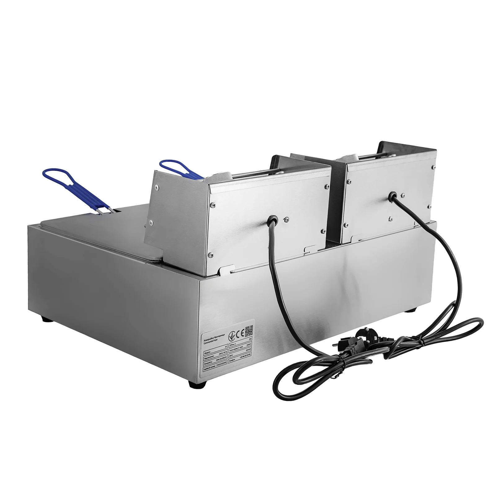 Фритюрниця професійна ZUVER Colorado 6-2 5000W із захистом від перегріву