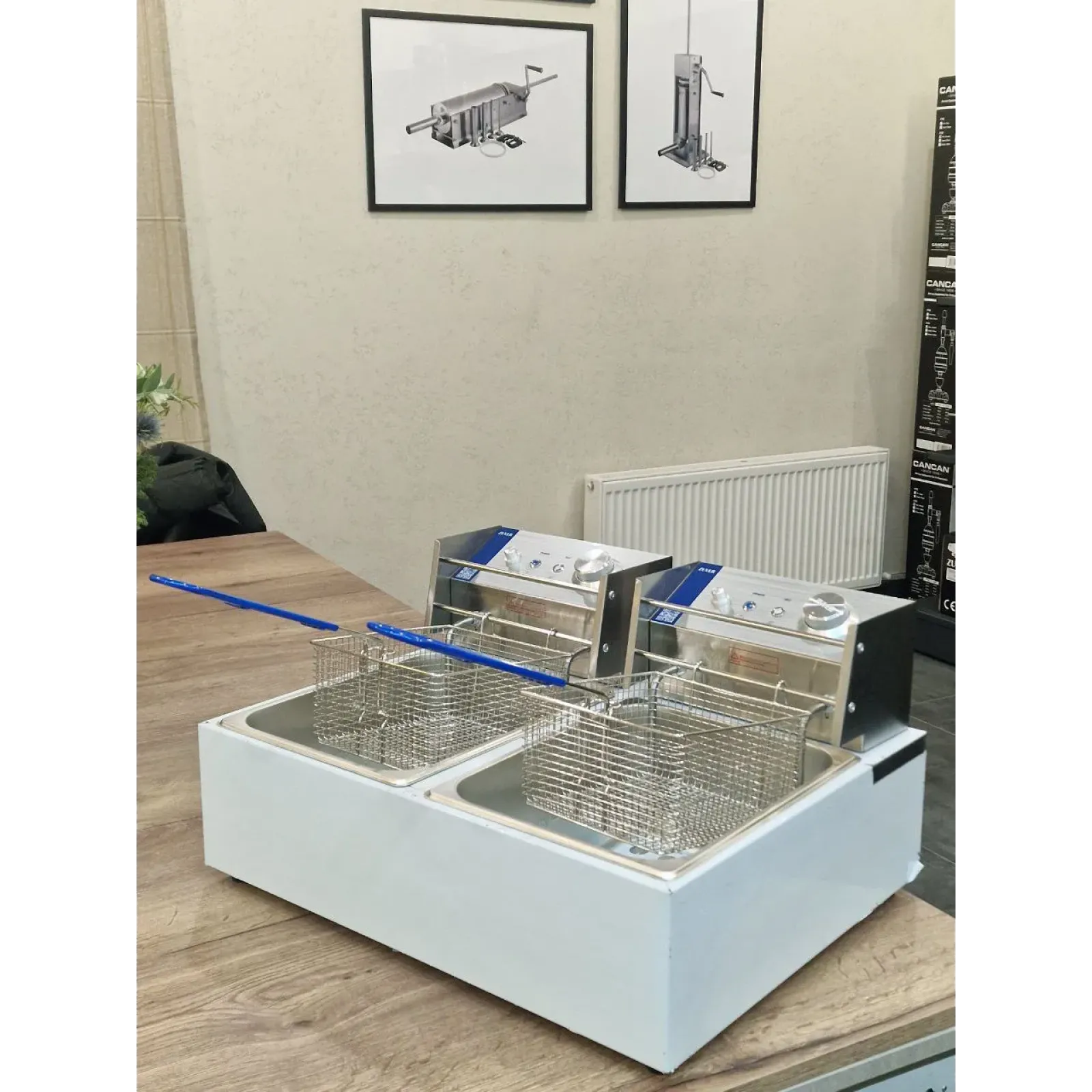 Фритюрниця професійна ZUVER Colorado 6-2 5000W із захистом від перегріву
