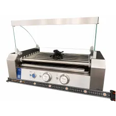 Гриль роликовий ZUVER Berlin Lux R2-9G із захисним склом 1350W