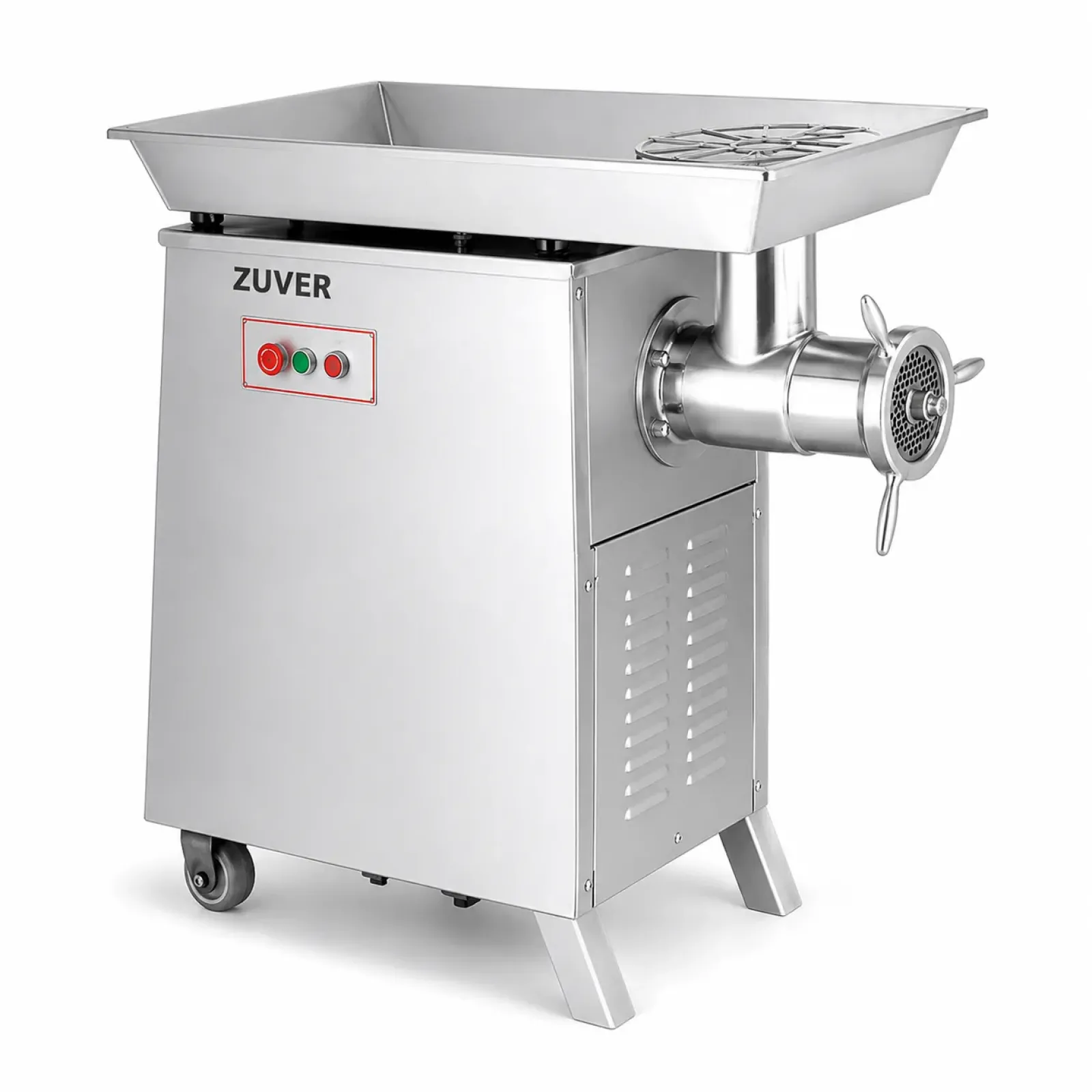 М'ясорубка промислова ZUVER Grinder LUX 4000W Reverse мотор мідний горловина з нержавіючої сталі