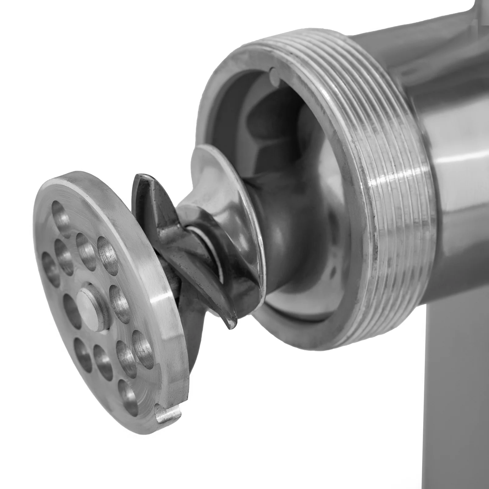 М'ясорубка ZUVER Grinder LUX 600W мотор мідний горловина нержавіюча сталь