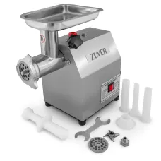 М'ясорубка ZUVER Grinder LUX 600W мотор мідний горловина нержавіюча сталь