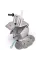 Овочерізка професійна ZUVER Vegetable Cutter Lid Side Neck Narrow 5 Disks кришка набік, горловина вузька 5 дисків 550W, мідний двигун