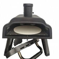 Піч для піци ротаційна газова та пелетна професійна ZUVER Pizza Gas Pellet 14GPR (35,56 см) Rotating LUX