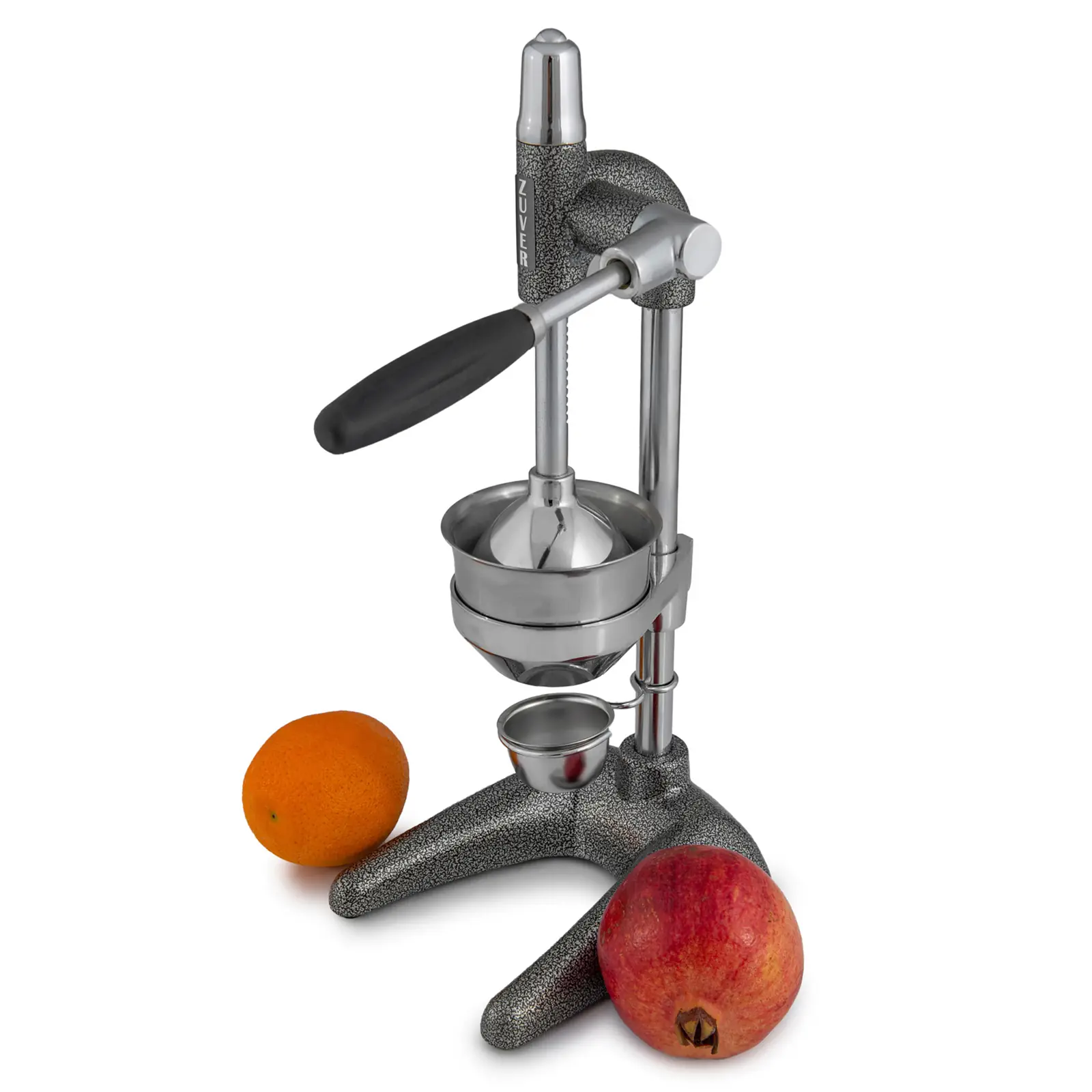 Прес для цитрусових та гранат з ручкою ZUVER Destek PCA2-P1 Gumus 6.3kg чорне срібло колір рейковий тип 8694510340026