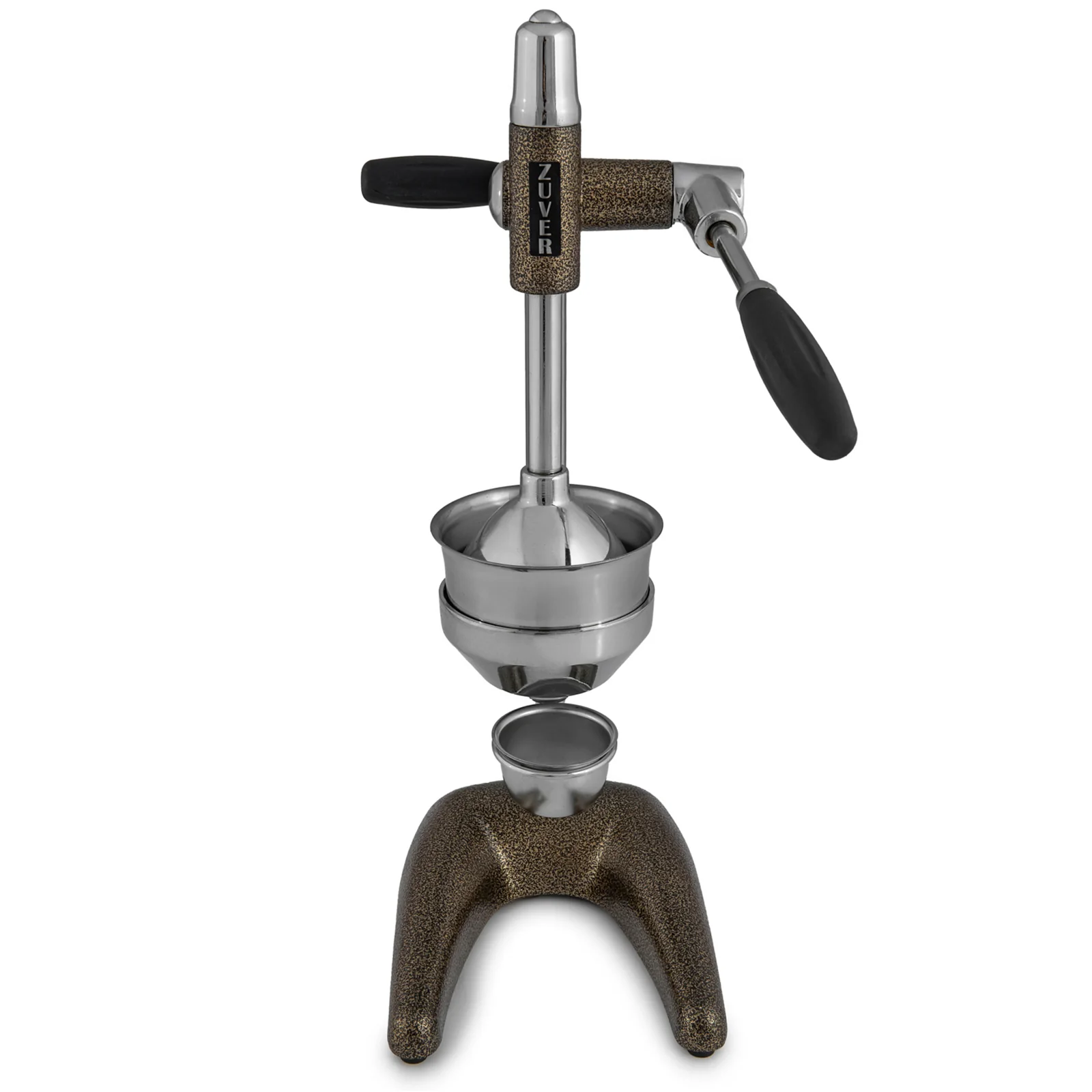 Прес для цитрусових та гранат з ручкою ZUVER Destek PCA2-P2 Altin 6.3kg чорне золото колір рейковий тип 8694510340026