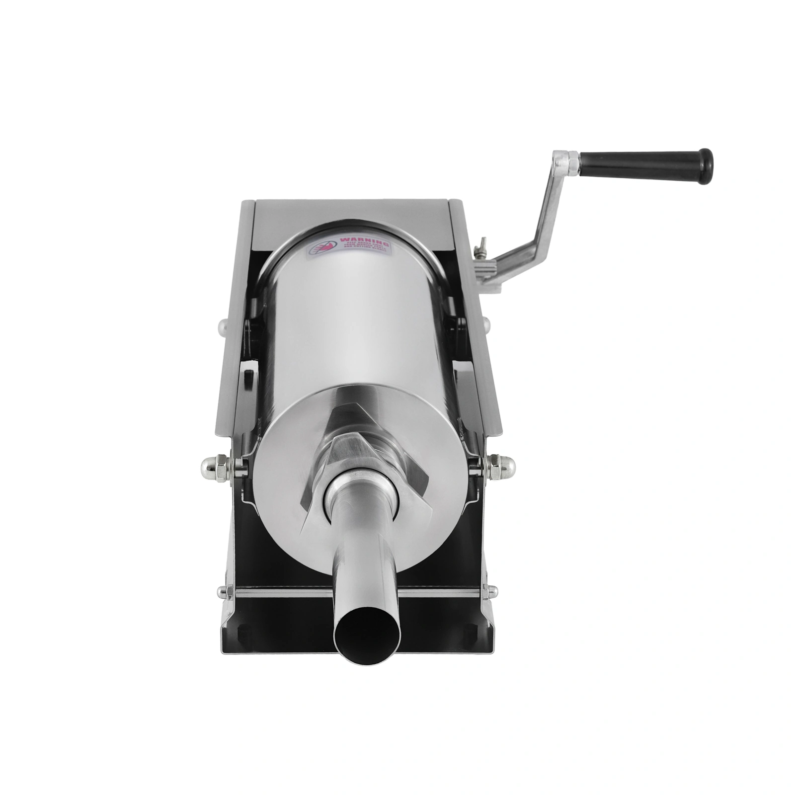 Шприц ковбасний ZUVER Stuffer Horizontal 5 (SH-5) корпус нержавіюча сталь S/S201 (преміальна марка), міцні шестерні, 2 швидкості, 5 насадок, 2 ущільнювальні кільця