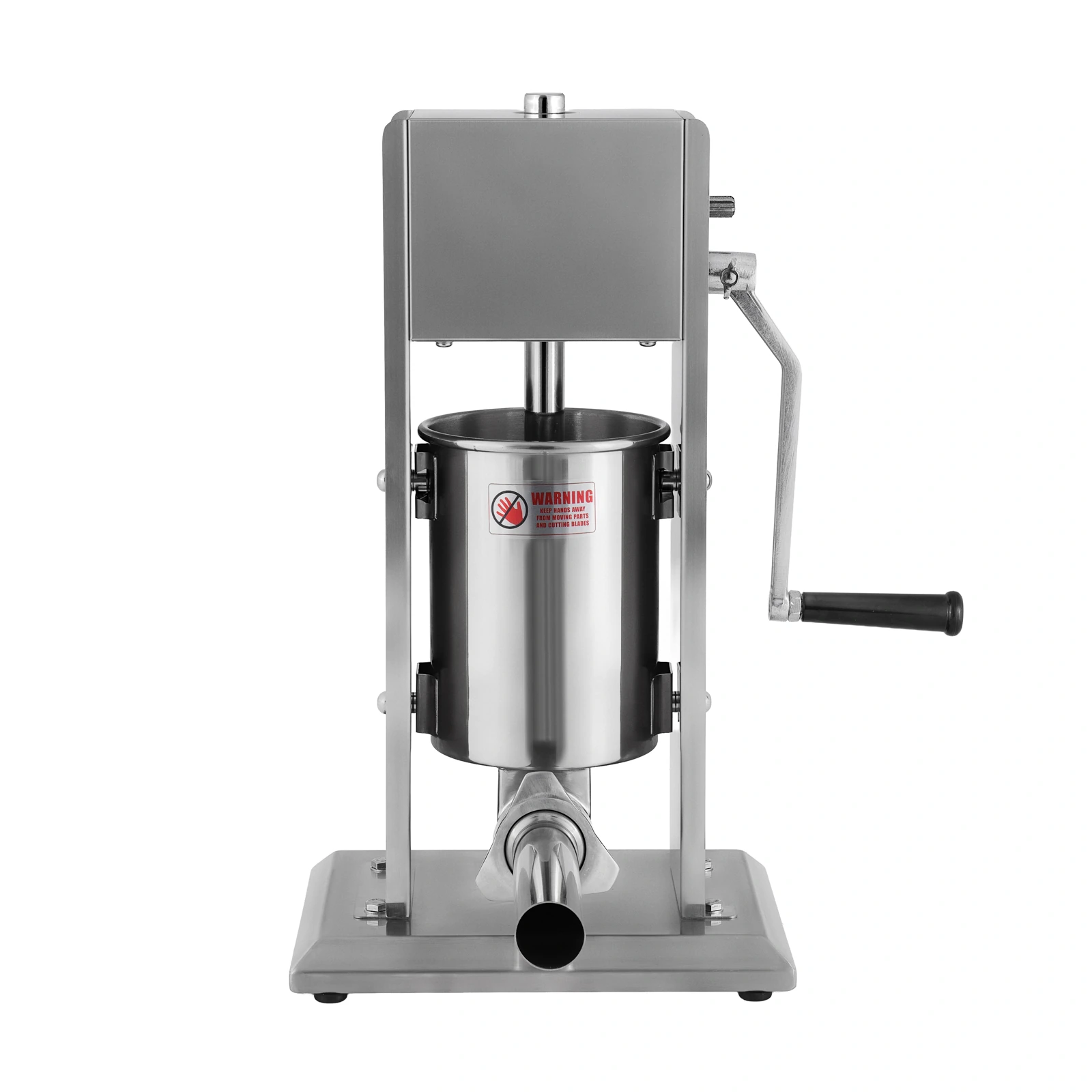 Шприц ковбасний ZUVER Stuffer Vertical 3 (SV-3) корпус нержавіюча сталь S/S201 (преміальна марка), міцні шестерні, 2 швидкості, 5 насадок, 2 уплотнительных кольца